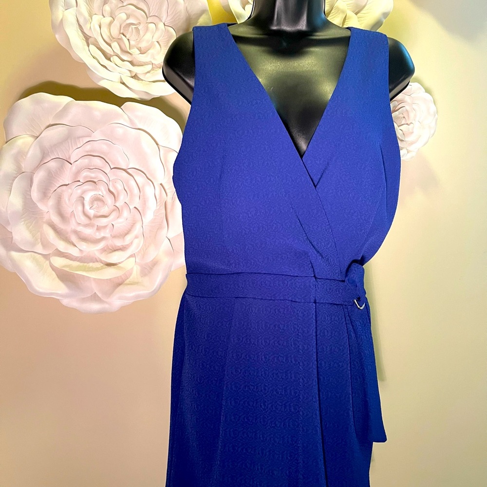 Fat Girl, Slim Closet - Blue Romper Sz M